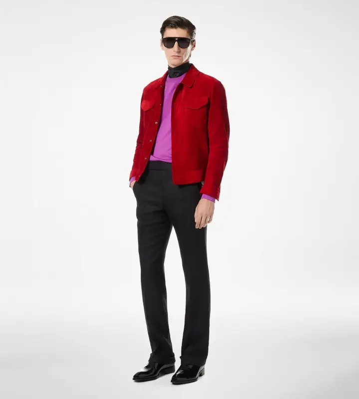 CASHMERE SUEDE WESTERN JACKET online